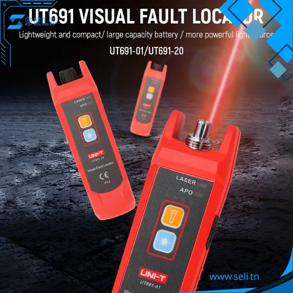 LOCALISATEURS VISUELS DE DEFAUTS FIBRE OPTIQUE UT691-01 – Image 2