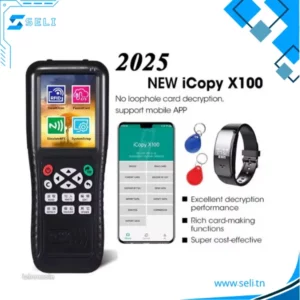X100 COPIEUR- DUPLICATEUR-LECTEUR-GRAVEUR RFID ICOPY AVEC FONCTION DE DECODAGE COMPLETE, NFC IC ID DE DERNIERE GENERATION