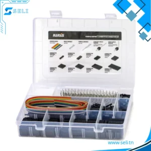 1550 PIECES KIT CONNECTEURS DUPONT AU PAS DE 2,54 MM, FIL DE CONNEXION, BROCHE A SERTIR.