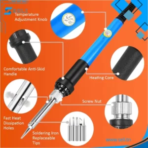 FER A SOUDER AJUSTABLE EN TEMPERATURE 60W