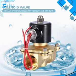 DN20 ÉLECTROVANNE EN LAITON NORMALEMENT FERMEE 24VDC