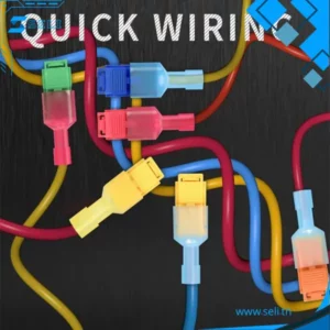 BORNIER A CONNEXION RAPIDE DE TYPE T POUR REPARTITEUR DE FILS 0.5-4MM²