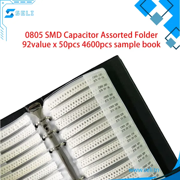 JEU DE 92 ASSORTIMENT CONDENSATEUR SMD 0805 50PCS / VALEUR
