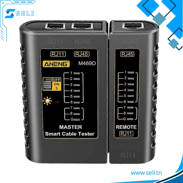 ANENG M469D TESTEUR CABLE RESEAU RJ11-RJ45