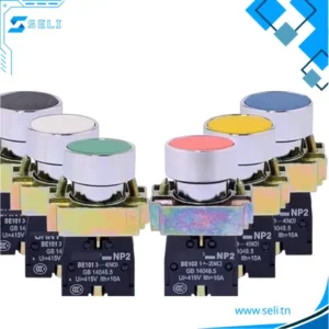 NP2-BA BOUTON MARCHE CORPS MÉTALLIQUE DIAMETRE 22MM