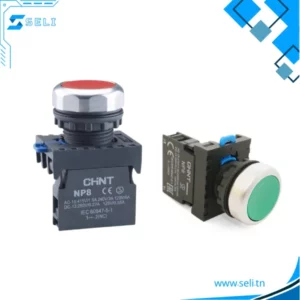 NP8 BOUTONS MARCHE CORPS PLASTIQUE DIAMETRE 22MM